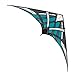 WindNSun NK93 Teal Nylon Dual Control Kite