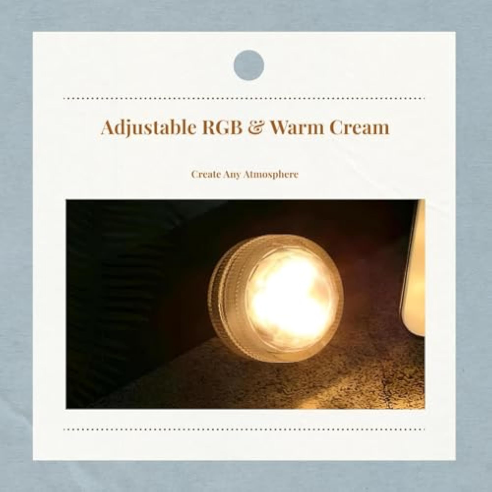 RGB Mini Waterproof Ambient Light with Remote