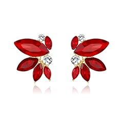 Ruby Color Gold-Tone