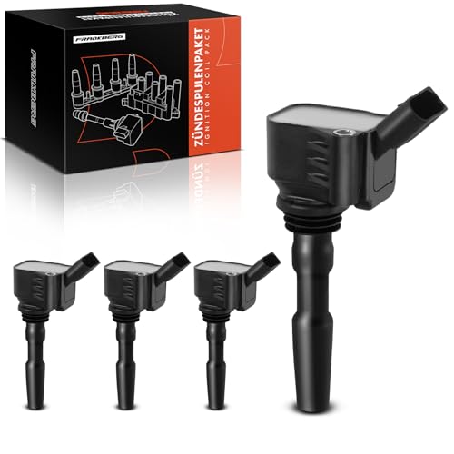 Frankberg 4x Bobina de encendido Compatible con Caddy P.a.s.s.a.t T.o.u.r.a.n Golf Sportsvan Golf VII Load UP 2014-2016 T-CROSS 20 T.i.g.u.a.nT.i.g.u.a.n UP Sustituir# 04C905110B