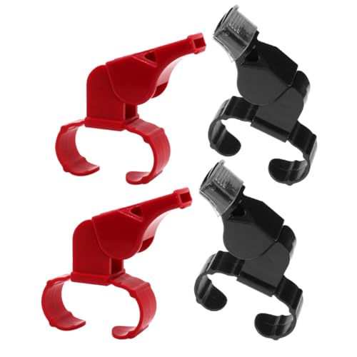 Set 4 silbatos deportivos con anillo para árbitros miniatura 1