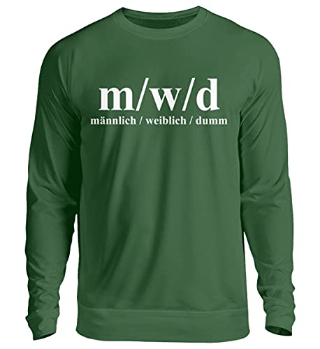 Pull unisexe M/W/D de couleur vert bouteille XXL le sweatshirt parfait au quotidien