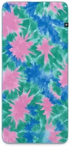 ROAM UPF Pool/Beach Towel, Sunscreen Towel, UV Protection, UPF 50+, Sand Free, Absorbent, & Quick Drying for Swimming, Beaches, Camping, & Travel (28.5" x 58.5", Pineapple Fever)