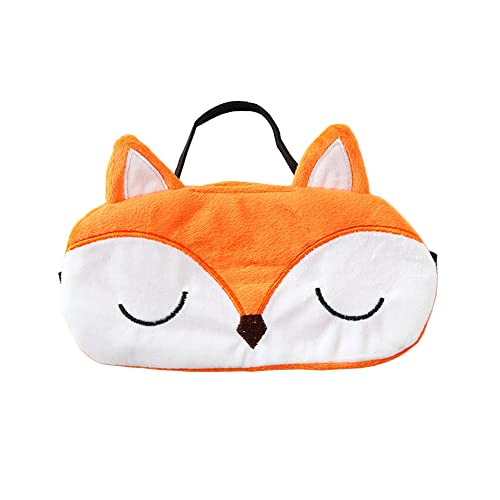 CXAFQ Antifaces para Dormir, Zorro Linda 3D Dibujos Antifaz para Ojos de Animales, Cómodo y Transpirable, Visera Transpirable de Acampar Viaje para Mujeres Niños Cover