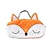 Masque de Sommeil, pour les Yeux de Dessin Animé Animal Renard Masque pour les Yeux en Peluche Voyage, Confortable et Respirant, pour Dormir Voyage Bandeau Camping
