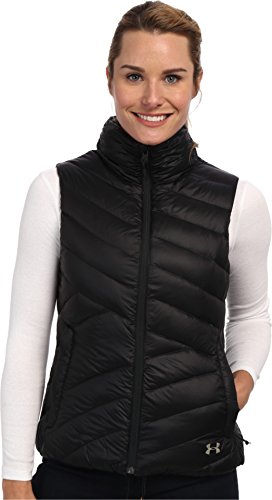Under Armour Women's UA Coldgear Infrared Uptown Vest, Black (001)/Steeple Gray, Small