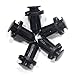 Tuqiang Coches Clips Remache de plastico Empuje Motor Guardabarros Sujetadores Clip de...