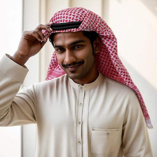 Écharpe Shemagh pour hommes de qualité supérieure douce et durable - 2