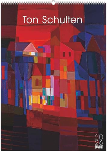 Calendrier mural 2026 Ton Schulten DUMONT paysages colorés 50x70 pour amateurs d'art