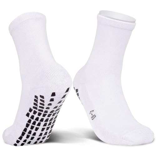 Grip Socks For Kids(4-16 Years Old) Youth Boys & Girls, Cushioned Sport Athletic Hospital Socks3
