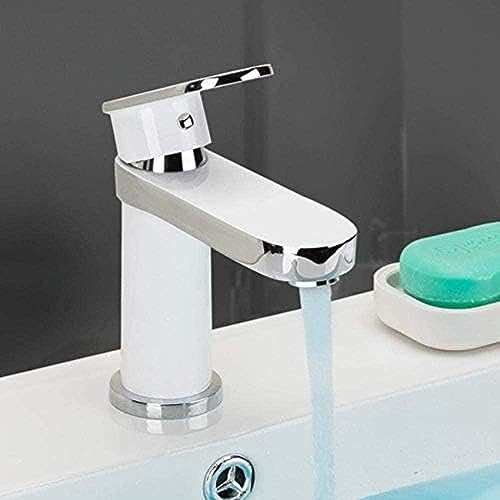 Grifo cascada de latón para lavabo de baño con diseño elegante y resistente