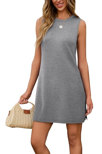 Image of Sampeel Dresses for Women 2025 Casual Summer Sundresses Sleeveless Tank Dress Fashion Outfits