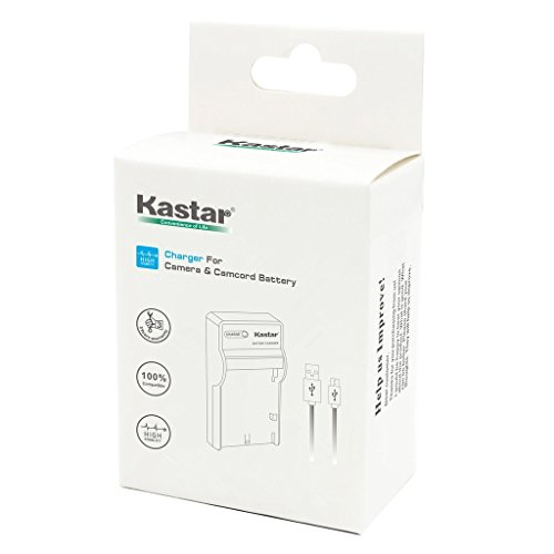 Kastar Carregador USB fino para câmera Sony Cybershot DSC-HX5V, DSC-HX9V, DSC-W30, DSC-W35, DSC-W50,