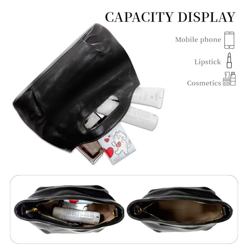 Leather Shoulder Bag Purses Women Genuine Leather Handbags Leather Handbag With Zipper Detail Top Handle Bag 6