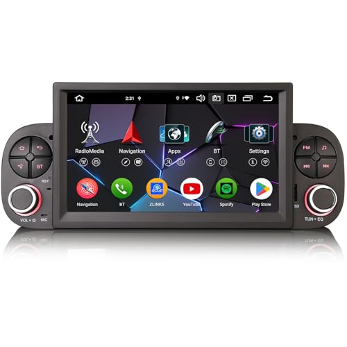 📌【Carpaly Senza fili e Android Auto】Stereo fiat panda associa iPhone tramite Bluetooth per CarPlay, smartphone Android tramite USB/Bluetooth per Android Auto. Porta le tue app preferite sul display dell'auto, completato da un controllo vocale intelligente, garantendo distrazioni minime e mantenendo la tua attenzione sulla strada. 【Processore audio digitale】Supporta selezioni EQ a 32 bande, 6 regolazioni degli effetti sonori, ottieni la migliore esperienza audio.