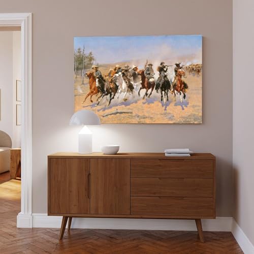 Impression toile Frederic Remington décoration murale prête à poser sans effort - 6