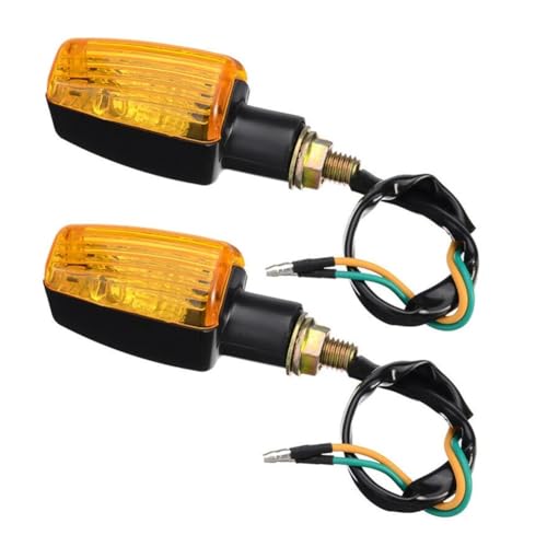 Indicateurs De Moto 4 Pièces - Lampe De Signalisation 6 Volts Clignotants Avec Lentille Ambre - Lumière Universelle
