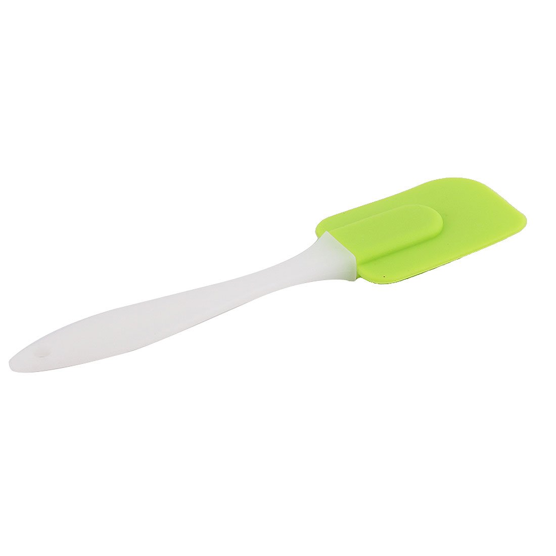 uxcell Silicone Head Plastic Handgrip Heat Resistant Nonstick Cake Spatula Scraper 6 Pcs Green