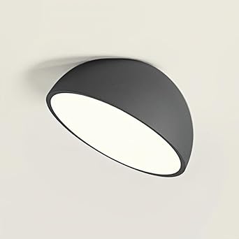 Bedroom LED Ceiling Light, Simple and Warm Home Decorative Lighting, Study and Dining Room Ceiling Lamp, Creative Round Minimalist Close to Ceiling Lamps Fixtures, for Living Room, Hallway