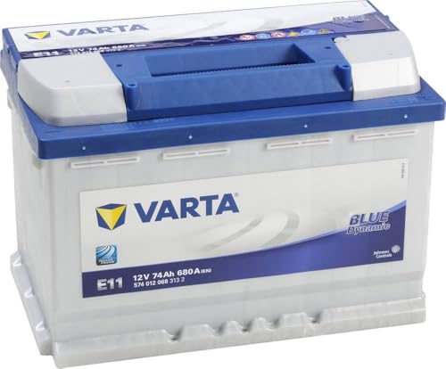 Varta Blue Dynamic E11 Batterie Voitures, 12 V 74Ah 680 Amps (En)