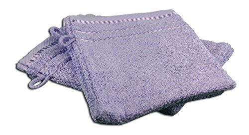 Gözze - Set de manoplas de baño, 4 unidades, Berlin, Algodón, 17 x 24 cm - Azul