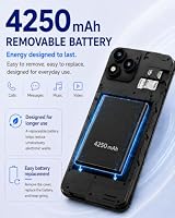 invens NOTE TK01 Android-Handy, 4G entsperrtes Smartphone, 6,6 Zoll HD+ – Ansicht 6