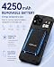 invens NOTE TK01 Android Phone, 4G Unlocked Smartphone, 6.6" HD+, Black