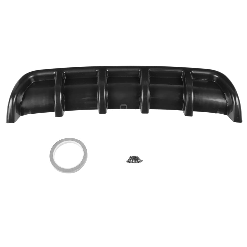 Voiture de Diffuseur D'aileron de Requin, Diffuseur Universel Noir de Becquet D'aileron de Requin de Pare-Chocs Arri¨¨re de Voiture(Noir Brillant)