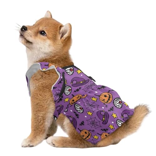 Vestido Halloween para perro talla Large cómodo y transpirable miniatura 3