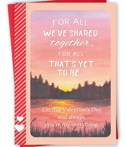 mmuue Funny Valentines Day Card for Him Her, Sweet Valentine’s Day Gifts for Husband Wife, Romantic Valentines Cards for Boyfriend Girlfriend