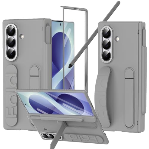 Funda Samsung Z Fold 8 Ultra con correa de dedo anticaídas y bisagra magnética blindada