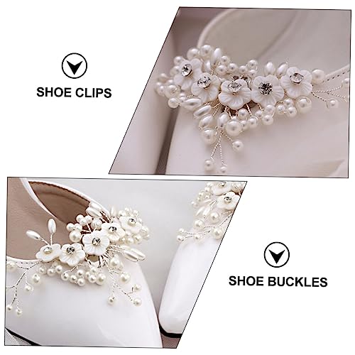 Clips de chaussures délicats pour mariée et grandes fêtes