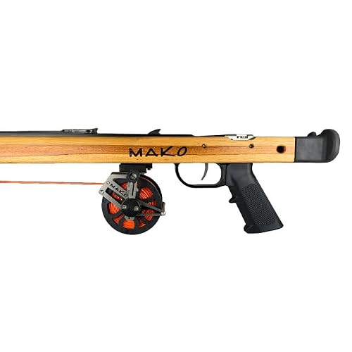 Mako Spearguns Vertical Series Speargun Reel With High Vis Reel Line And Snap Swivel Clip (1.75Mm High Vis Yellow Reel Line, 100 Meter (Mount Directly To Speargun)) #TOP4