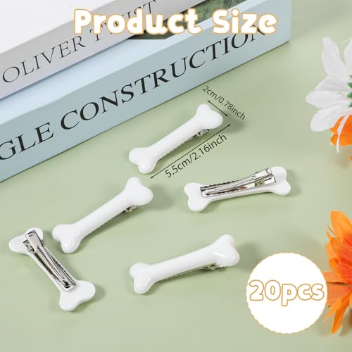 20 Piezas Pinzas para Cabello TIESOME Resina miniatura 2