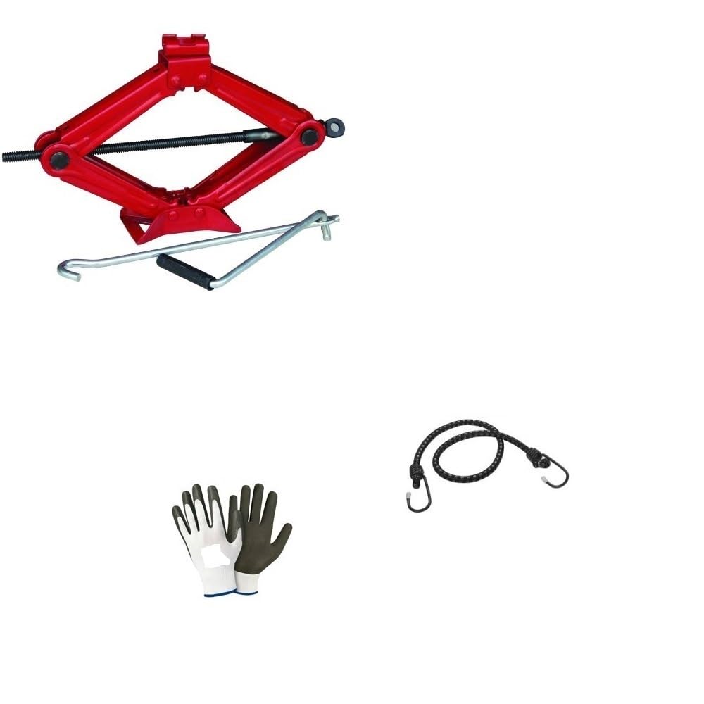 COMPATIBILE CON VOLKSWAGEN T-ROC CRIC A PANTOGRAFO CON ASTA GIREVOLE CRICK PER SOLLEVAMENTO GOMME PNEUMATICI AUTO CON MANIGLIA E BASE IN ACCIAIO UNIVERSALE FINO A 2 TONNELLATE
