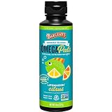 Barlean's Omega Pals Lipsmackin' Citrus Flavored Omega-3 for Kids, Yummy Children's Liquid Fish Oil