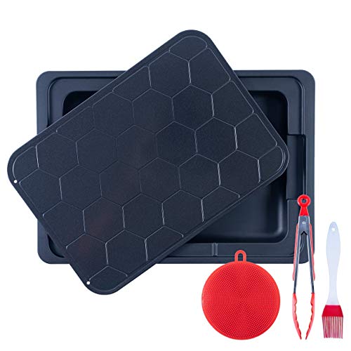 Fast Defrosting Tray | High Grade Aluminum Defrosting Tray with Drip Pan