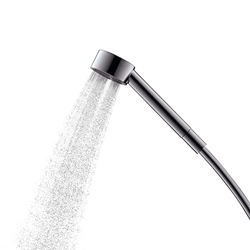 AXOR ONE 3-inch Modern Handheld Shower Head 1-Spray PowderRain in Matte Black, 48654671 by AXOR - Image 2