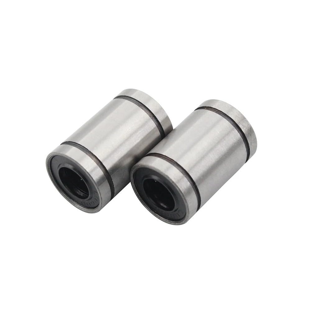 Accessoires et pièces pour imprimantes 3D Douille linéaire LM8UU LM10UU LM16UU LM6UU LM12UU, 8mm, roulements linéaires CNC for tiges, Rail de revêtement, pièces d'arbre linéaire, 10 pièces/lot