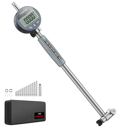 XUNTOP Alesametro con Quadrante 50-160mm/2-6" con Set 12 Testine Auto