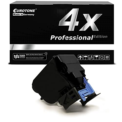 E.T. Toner 4X kompatibel für Epson Workforce AL-C 300 DN TN N DTN ersetzt C13S050750 S050750 Black