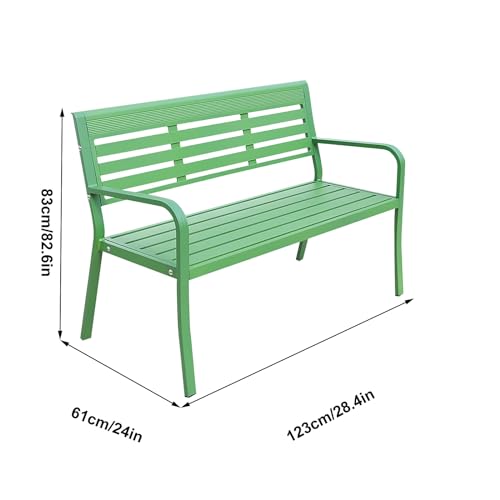 Banc de jardin extérieur pour chemin de promenade ou sièges de parc vert
