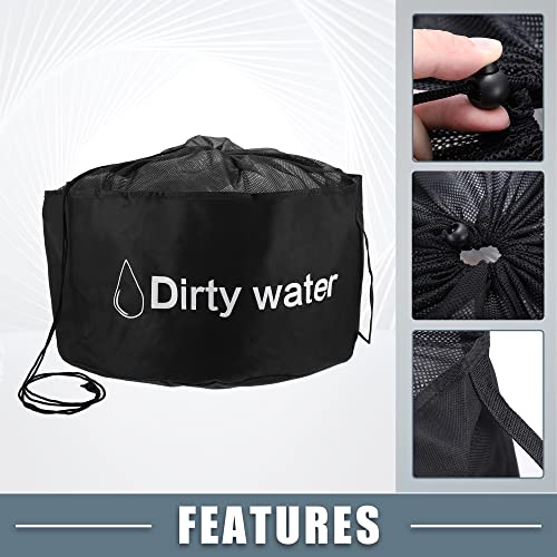 Image of RV Sewer Hose Storage Bag Waterproof RV Hose Storage Bag Organizer RV Accessories Bag Camper for Utility Bag Black