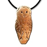 The Magic Zoo Bronze Barn Owl Necklace