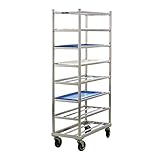New Age Aluminum 8 Shelf End and Side Load Universal Rack - 34 1/2
