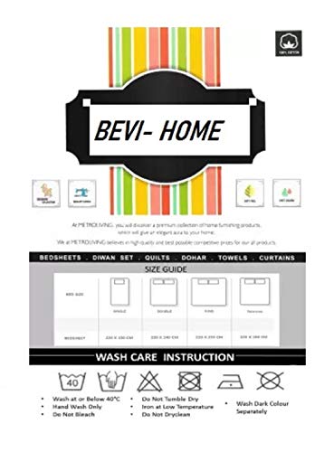 Image of BEVI - Home Premium Self Striped Single Bedsheet with 1 Pillow Cover 300 TC Ultra-Soft 300 TC Microfiber Bed Sheet| Size (60 inch x 90 inch) Wine