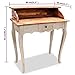 vidaXL Antique-Style Writing Desk – Solid Reclaimed Wood- Handmade - Easy Assembly- Tabletop Size 31.5