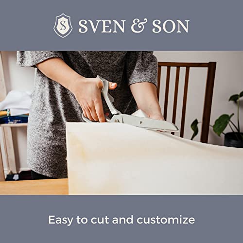 Sven & Son Upholstery Foam Sheet For Cushions, Crafts, And Home Applications Made In Usa 36 Ild (5 X 25 X 80) #TOP3