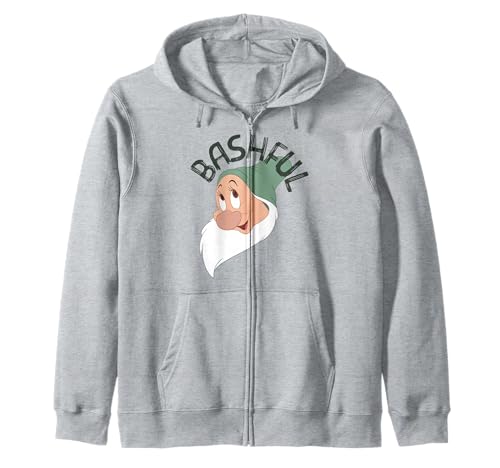 Sweat à capuche Blanche-Neige Disney avec grand visage de Timide