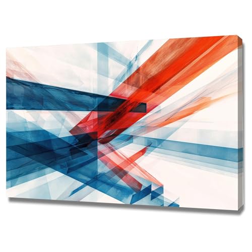 Impression sur toile et décoration murale minimaliste 50x70cm encadrée pour chambre